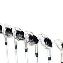 Majek K6 Iron Set +2 inch Over XL Big & Tall Men's 8-Piece Set Right Handed Steel Shaft Regular Flex Black