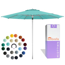 Midtown Umbrellas Push and Pop - 8 Ft Patio Umbrella, Aruba Canopy