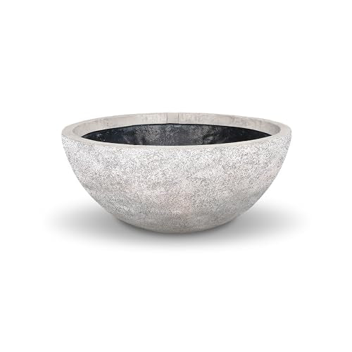 Aquascape Fountain Bowl Container Water Garden, Lunar Gray, 32 inch Dia (81 cm), 78395
