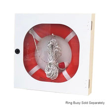 Aquatic Technology Safety Station Cabinet for 30 Inch Life Ring Buoy with Throw Line