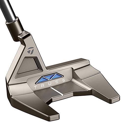 TaylorMade Truss Heel Putter Left Hand 34 Inch Shaft Titanium Black Blue