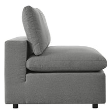 Modway EEI-5591-CHA Commix 7-Piece Outdoor Patio Sectional Sofa, Charcoal