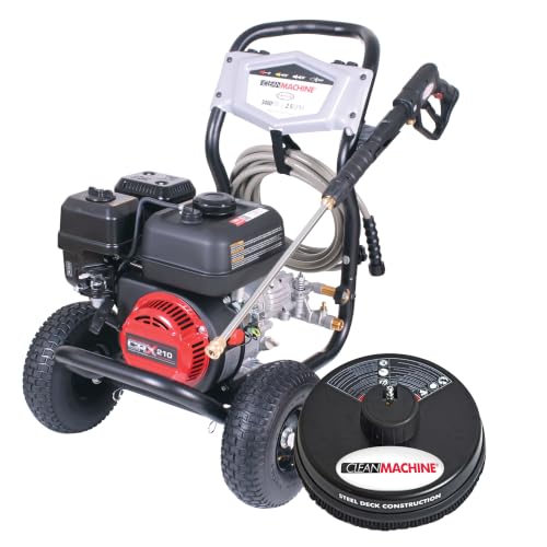 Simpson Clean Machine 3400 PSI Gas Pressure Washer w/ 15" Surface Cleaner