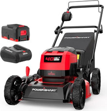 PowerSmart Electric Cordless Lawn Mower 17" 40V, 3-in-1 Brushless Push Lawn Mower, Lightweight, Foldable Handles