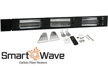 KING RKX2445-RMTX-BLK Electric Indoor/Outdoor Infrared Radiant Heater w/Remote, 61", 4500W / 240V