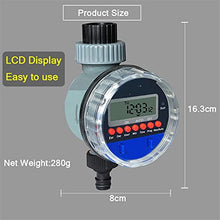 Automatic LCD Display Watering Timer Electronic Home Garden Ball Valve Water Timer for Garden Irrigation Controller