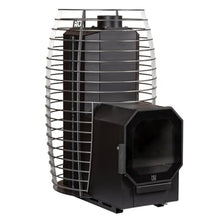 HUUM HIVE Flow LS Wood-Burning Sauna Stove with Firebox Extension – Outdoor Sauna Heater for 282–635 Cu. Ft., Sauna Stones Included