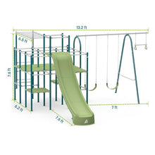 Activplay Modular Jungle Gym Set for Kids Outdoor Playset with Swing, Slide, Monkey Bars