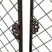 Fireplace Screen Iron Fireplace Screen Fire Protection Fence Matte Black Screen Fireplace Decoration Accessories Screen Fireplace Fire Screen (Color : B)