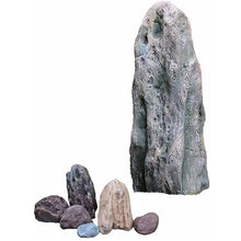 Garden Stones Decorative,Simulated Landscape Rocks,Large Outdoor Hollow Fiberglass Waterproof Cover For Garden Well Cover Decoration,Lightweight Fake Rock Cover,Landscape Rocks Cover(40x35x110cm/15.7x