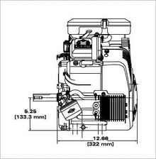 Briggs & Stratton 386447-0438-G1 Vanguard 23 HP 627cc Horizontal Shaft Engine