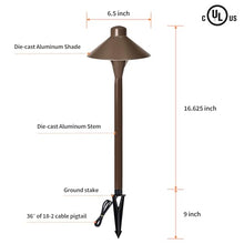 VISTA 4-Pack Cast Aluminum Pathway Lights, 12V Low Voltage Landscape Lighting, 100FT 14/2 Landscape Wire, Path Lights with 1.5W 3000K G4 LED Bulb for Outdoor Walkway Yard Garden Driveway