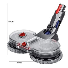 MENGKK Pool Brushes Electric Mop Attachment for DysonVacuum Cleaner, Including Removable Water Tank