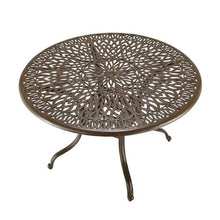 Homestyles 5 Piece Outdoor Dining Set 48" Table Taupe