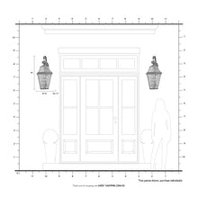 Livex Georgetown 4-Light Outdoor Wall Lantern Polished Brass
