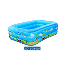 Pools for Kids and Adults Family Lounge Pool Thickened Abrasion Resistant PVC Material Family Swimming Pool Swim Center for Kids Adults Outdoor Garden Backyard