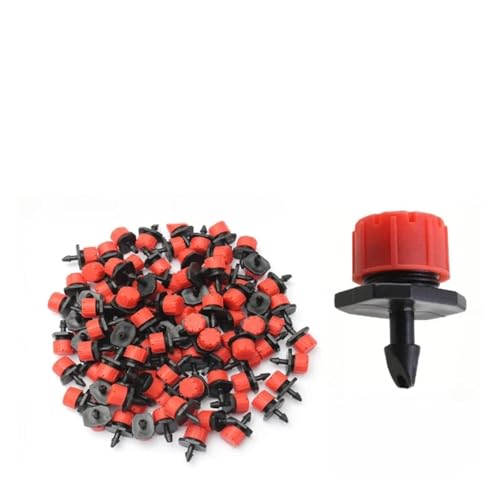 Garden supplies 50-800pcs Adjustable Irrigation Drippers Sprinklers 1/4'' Emitter Dripper Micro Drip Irrigation Sprinklers for Watering System Irrigation supplies(800PCS)