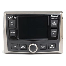Enrock Marine Infinity PRV-315.2 Marine Bluetooth AM/FM Radio Receiver System Black