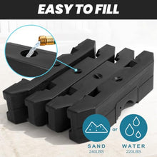OROTLECT 350 Lb. Plastic/Acrylic Free Standing Cantilever Umbrella Base