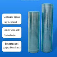 LFFH Clear Roof Sheet, 0.8mm Polycarbonate Roofing Sheet Clear Heavy Duty Tarp Heat-Insulating for Greenhouse (Color : Clear, Size : 1mx30m)