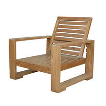 Anderson Teak DS-801 Capistrano Deep Seating Armchair, Honey Gold Teak