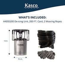 Kasco 1 HP Lake & Pond De-icer 120V with 200 Ft Power Cord Black