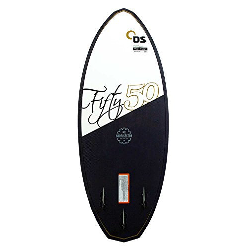 Driftsun Fifty50 Wakesurf Board Carbon Fiber Skim Style Black