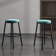 hezhuhe2258 Bar Chair Black Barstool Island Iron Chair Simple Household Without Backrest Bar Stool High(XXX-Large)