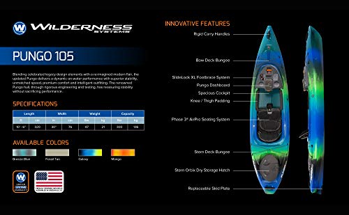 Wilderness Systems Pungo 105 Recreational Kayak Galaxy