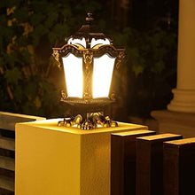 Outdoor Wall Lights, Strong Durable European Retro 2-Heads Lawn Garden Waterproof Outdoor Floor Lamp High E27 Pole Lamp Traditional Victoria Landscape Street Lamp Lawn Garden Pathway Lighting Landscap