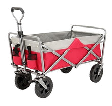 Trolley Cart Collapsible Utility Wagon Carts Large Capacity Beach Folding Wagon with All-Terrain Wheels Outdoor Camping Camping Cart Garden Wagon