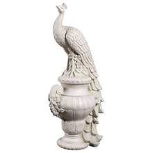 Design Toscano Staverden Castle Peacock on an Urn Garden Statue