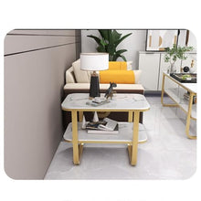 WGTYOA Sofa Rock Board Edge a Few Side Ark Contracted Bedside Table Square Sitting Room Balcony Tea