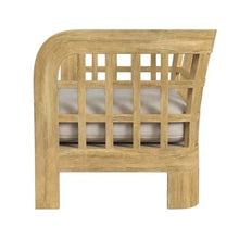 Butler Specialty Company Monhegan Teak Wood Outdoor Loveseat Brown
