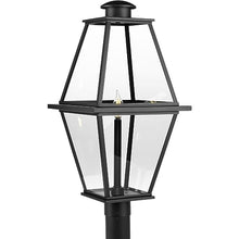 Progress Lighting Bradshaw Collection One-Light Outdoor Post Lantern Textured Black