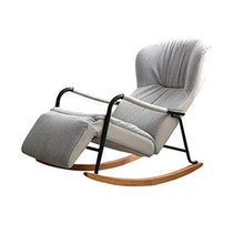KLNBV Leisure Rocker Chairs Recliner Folding Lunch Break Nordic Living Room Bedroom Lazy Sofa Balcony Home Leisure Rocking Chair Recliner