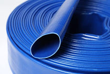 6" IN X 300' Feet Agricultural PVC Lay Flat Discharge Pump Hose with Threaded Camlock Pin Lug