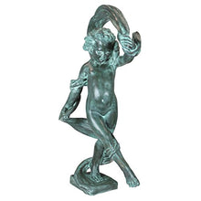 Design Toscano Girl of The Wind Bronze Garden Statue Two Tone Bronze & Verdigris