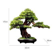 YXIANG56Q Fake Plants Living Room Simulation Plant Bonsai Indoor Greenery Potted Plants Large Fake Tree Desktop Landscape Decoration Ornaments Bonsai Tree