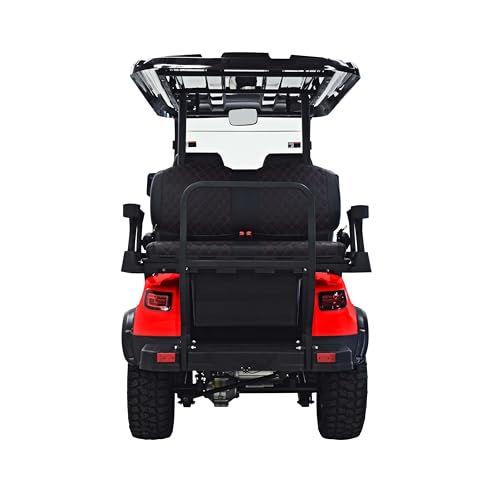 M MASSIMO MOTOR Electric Golf Cart Red