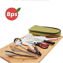 SDVantage 7Pcs BBQ Grill Accessories Tools Set,Stainless Steel Grilling Tools with Carry Bag,Grill Set Heavy Duty BBQ Accessories for Camping/Backyard Barbecue Outdoor Barbecue Tools,Easy to Carry