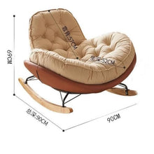 DDYYDS Living Room Rocking Chair Balcony Getaway Recliner Household Single Leisure Lazy Sofa
