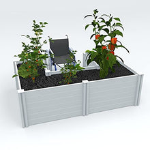 Vita 4' x 6' Independence Wheelchair Accessible Garden Bed White