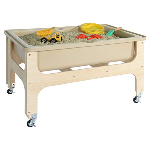 Wood Designs Multipurpose Sand & Water Sensory Center Natural