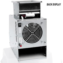 ERICAT Bird Feed Blown Shell Splitter, Electric Grain Blown Shell Machine, Bird Seed Cleaner Cleaning Machine with Adjustable High Speed Fan and Adjustable Discharge Port, for Millet, Sesame