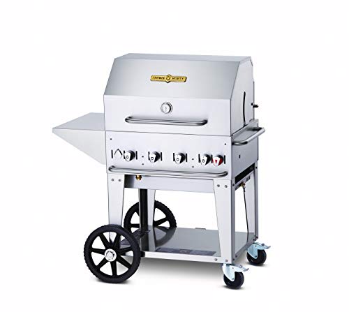 Crown Verity MCB-30 PKG Gas Grill,LP,BtuH 64500, Stainless Nan, (MCB30PACK)