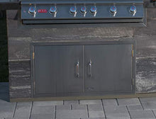Bull Outdoor Products 34000 38" Double Access Doors – 304 16 Gauge Stainless Steel, Double Walled Design, Rust and Stain Resistant, Outdoor Kitchen Cabinet Access for Propane Tanks, Heavy Duty