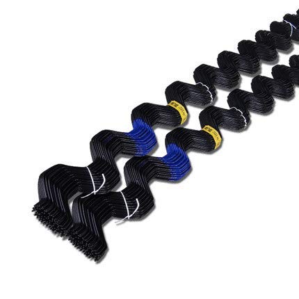 500 Pieces PVC Coated Wiggle Spring Wire for Greenhouse, Greenhouse Wiggle Spring Wire for Plastic Poly Film and Shade Cloth Attachment, Wires only, no Channel, 6.6 Feet Long