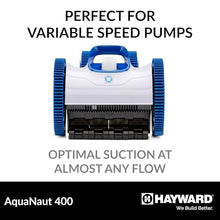 Hayward AquaNaut 400 Suction Pool Cleaner, Automatic Pool Vacuum (4 Wheel)