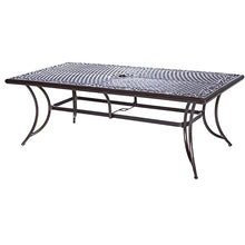 CAMBRIDGE Legacy 9-Piece Outdoor Dining Set with 8 Swivel Rockers Tan